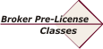 Click to see Bellevue Realtors School schedule for pre-license Broker classes